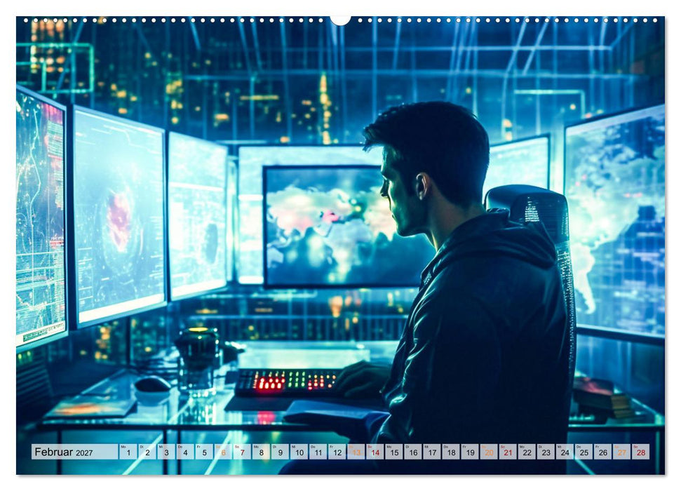 Visuelle Reise in die digitale Welt (CALVENDO Premium Wandkalender 2027)