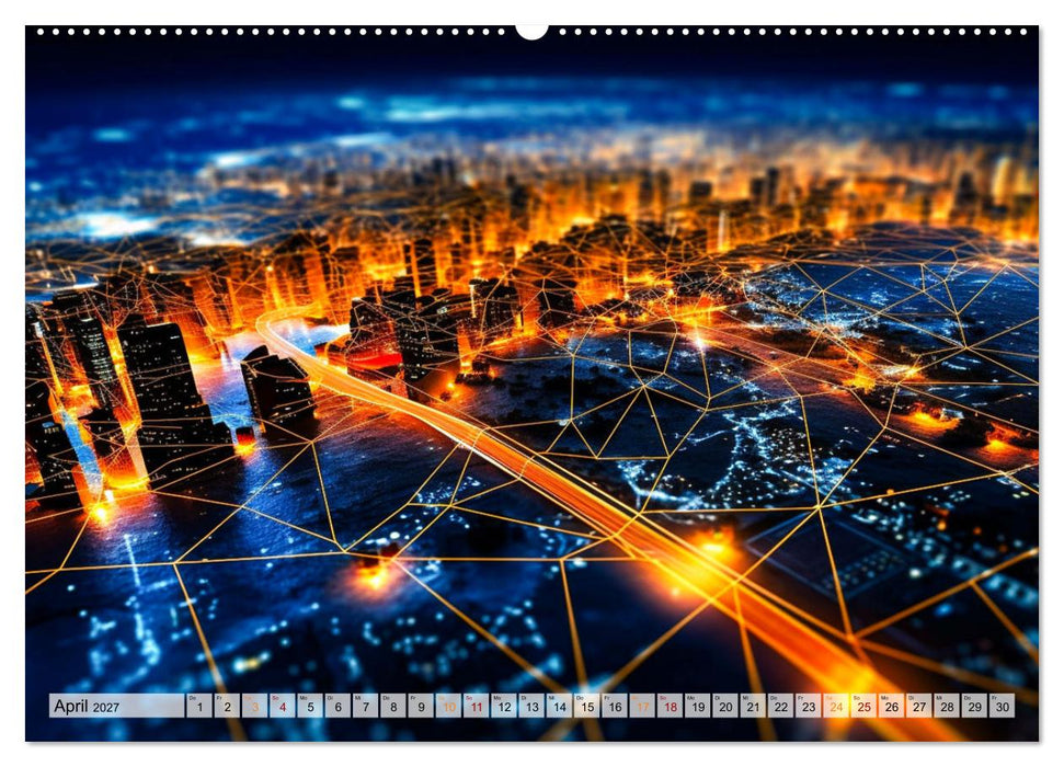 Visuelle Reise in die digitale Welt (CALVENDO Premium Wandkalender 2027)