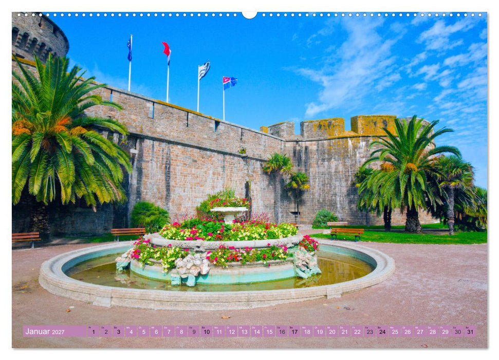 Bretagne Frankreichs rustikale Halbinsel (CALVENDO Wandkalender 2027)
