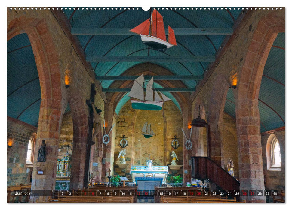 Bretagne Frankreichs rustikale Halbinsel (CALVENDO Wandkalender 2027)