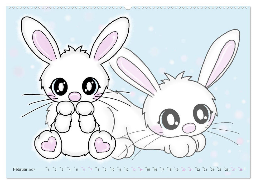 niedliche Kawaii Tiere (CALVENDO Wandkalender 2027)