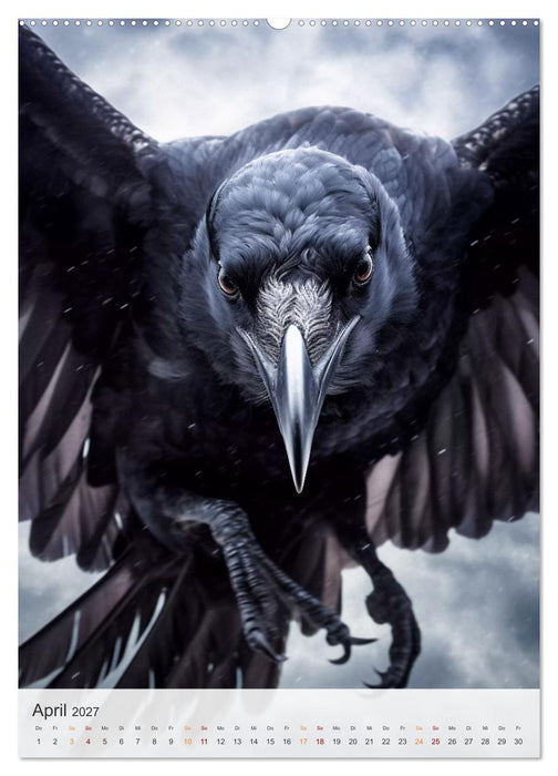 Mystische Raben (CALVENDO Premium Wandkalender 2027)