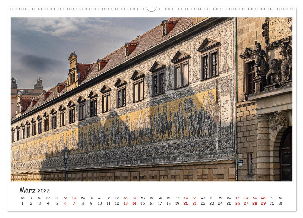 Dresdens barocke Altstadt (CALVENDO Premium Wandkalender 2027)