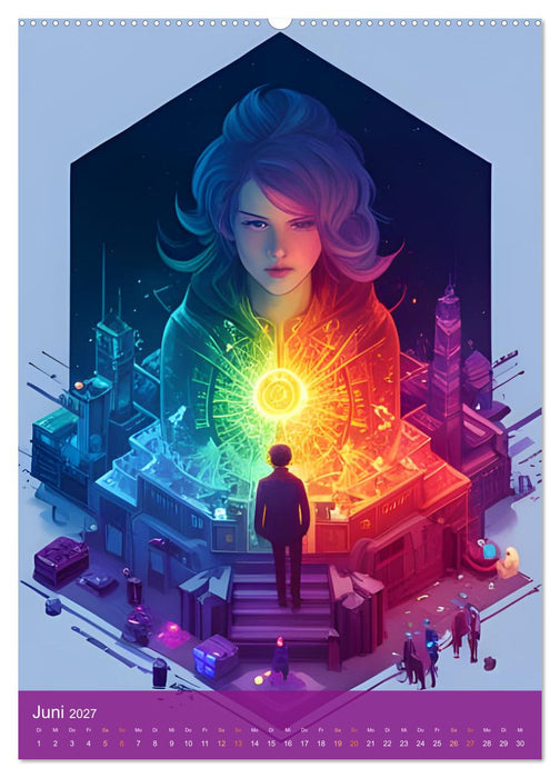 Alle Farben des Regenbogens (CALVENDO Premium Wandkalender 2027)