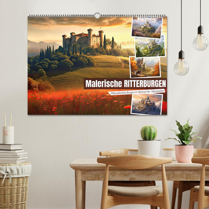 Malerische Ritterburgen (CALVENDO Wandkalender 2027)