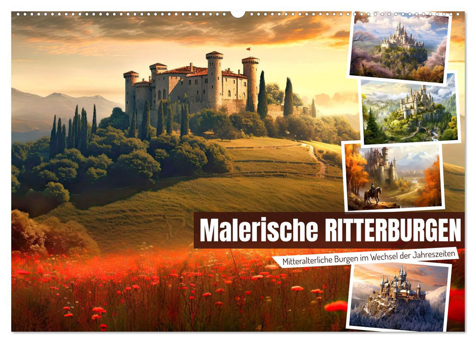 Malerische Ritterburgen (CALVENDO Wandkalender 2027)