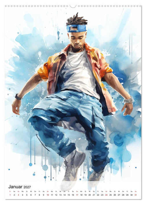 Hip Hop Boys. Dynamik und Energie (CALVENDO Wandkalender 2027)