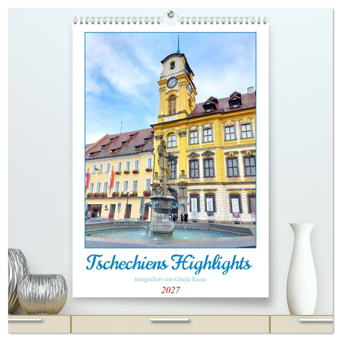 Tschechiens Highlights (CALVENDO Premium Wandkalender 2027)