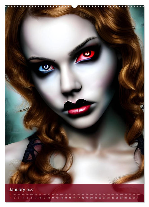 Temptations of the Undead (CALVENDO Monthly Calendar 2027)