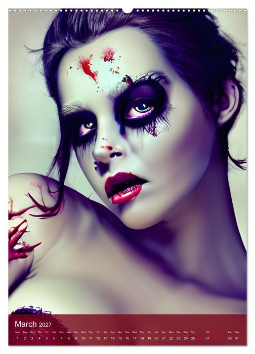 Temptations of the Undead (CALVENDO Monthly Calendar 2027)