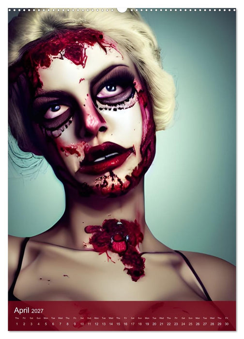 Temptations of the Undead (CALVENDO Monthly Calendar 2027)