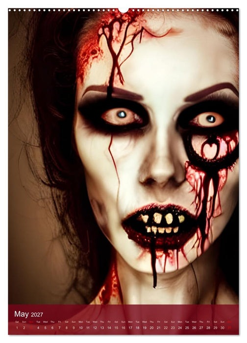 Temptations of the Undead (CALVENDO Monthly Calendar 2027)