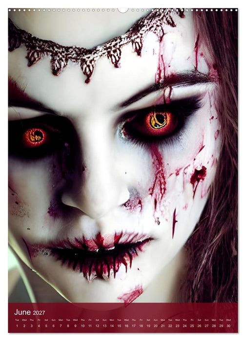 Temptations of the Undead (CALVENDO Monthly Calendar 2027)