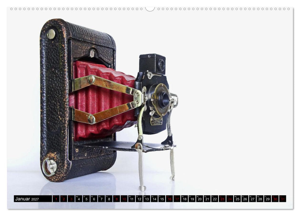 Alte Fotoapparate - Kameras von Kodak der Jahre 1905 bis 1977 (CALVENDO Wandkalender 2027)
