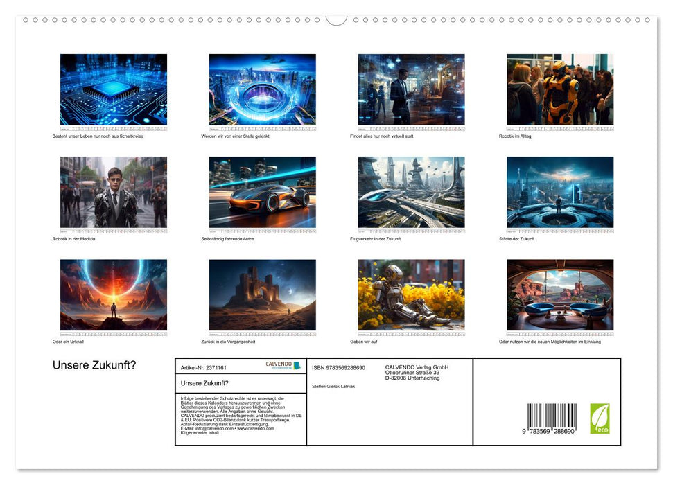 Unsere Zukunft? (CALVENDO Premium Wandkalender 2027)