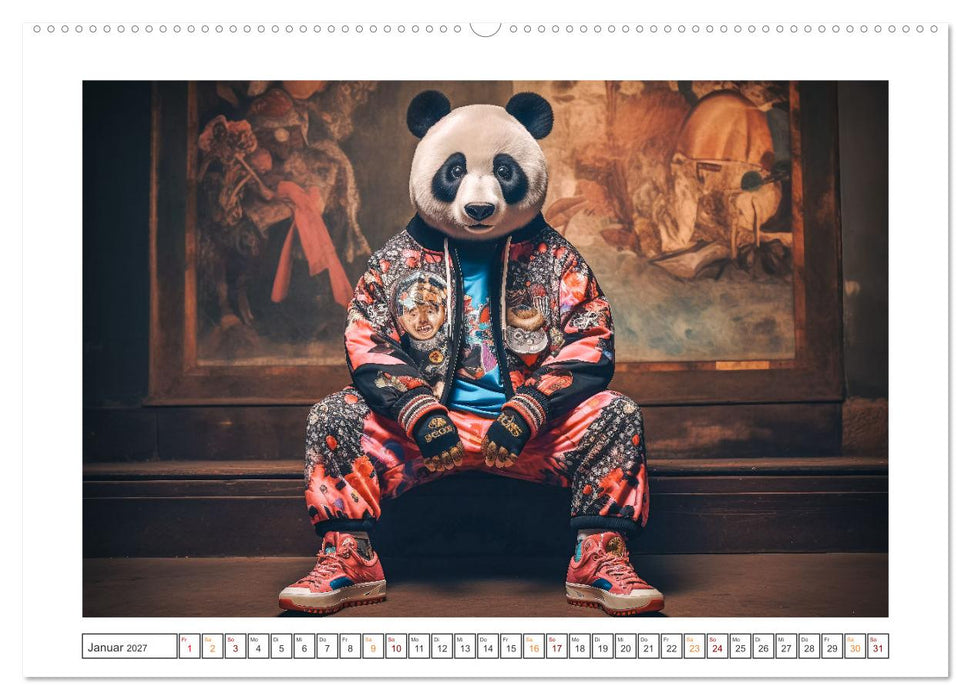 Tierischer HipHop Style (CALVENDO Premium Wandkalender 2027)
