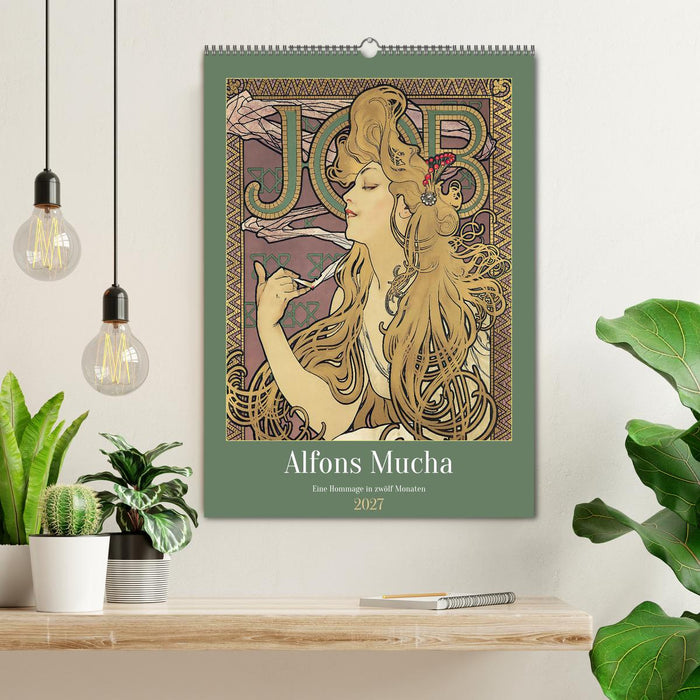 Alfons Mucha - Eine Hommage in zwölf Monaten (CALVENDO Wandkalender 2027)