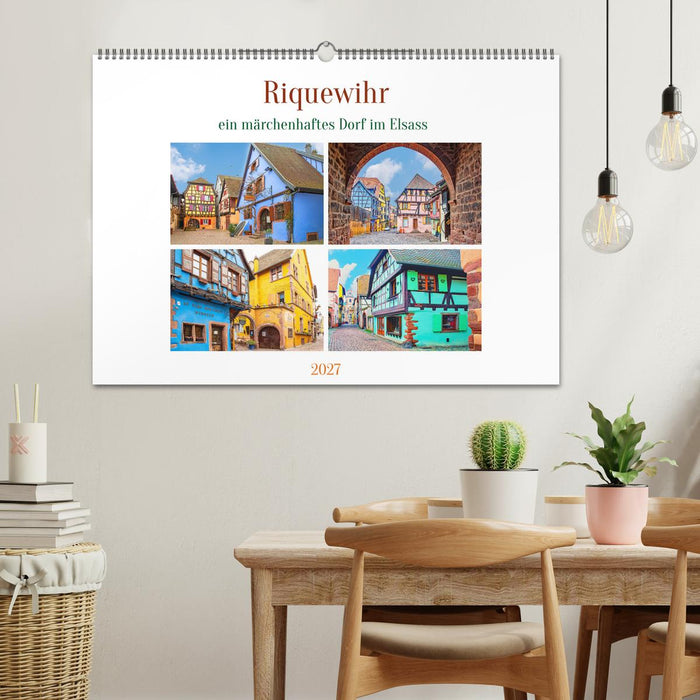 Riquewihr - ein märchenhaftes Dorf im Elsass (CALVENDO Wandkalender 2027)
