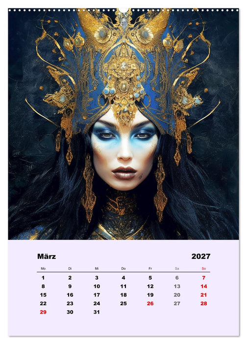 Magische Reise zu mystischen Wesen. Keltische Fantasie-Gestalten (CALVENDO Premium Wandkalender 2027)