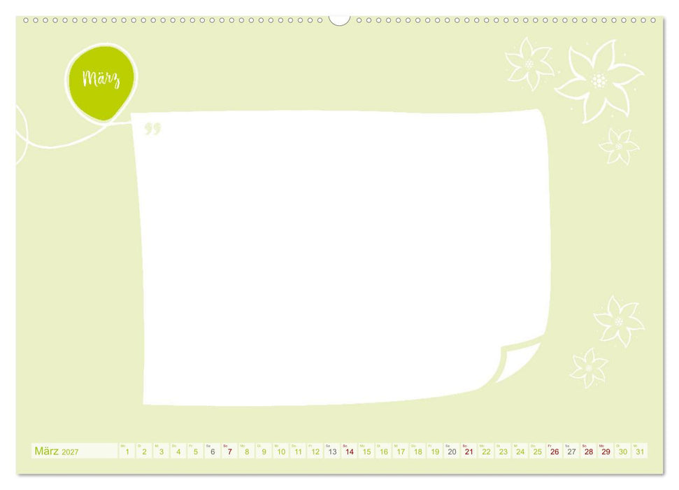 12 x Motivation - Bastelkalender (CALVENDO Premium Wandkalender 2027)