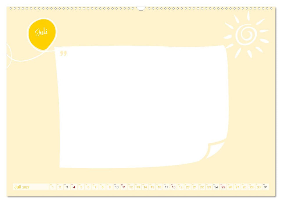 12 x Motivation - Bastelkalender (CALVENDO Premium Wandkalender 2027)