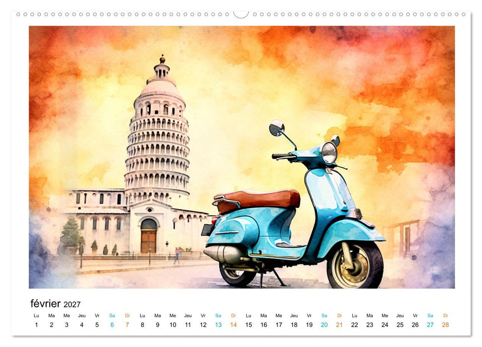 Édifices célèbres, autour du monde (CALVENDO Calendrier supérieur 2027)