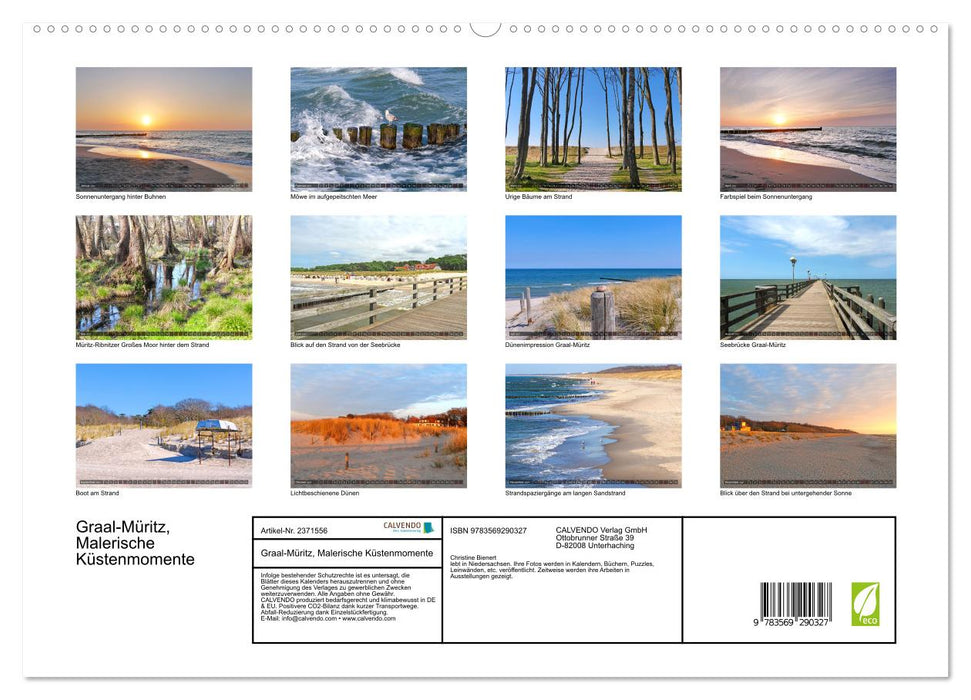 Graal-Müritz, Malerische Küstenmomente (CALVENDO Premium Wandkalender 2027)