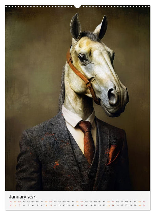 Stylish Horses (CALVENDO Monthly Calendar 2027)