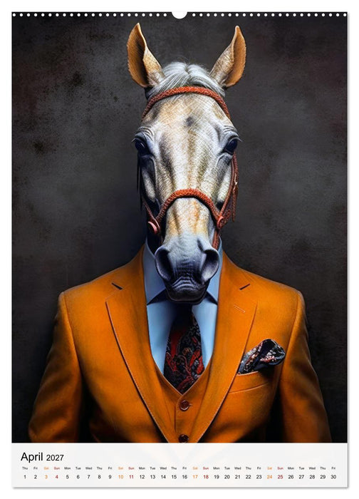 Stylish Horses (CALVENDO Monthly Calendar 2027)