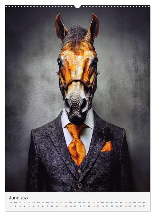 Stylish Horses (CALVENDO Monthly Calendar 2027)