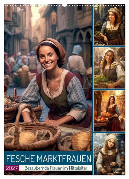 Fesche Marktfrauen (CALVENDO Wandkalender 2027)