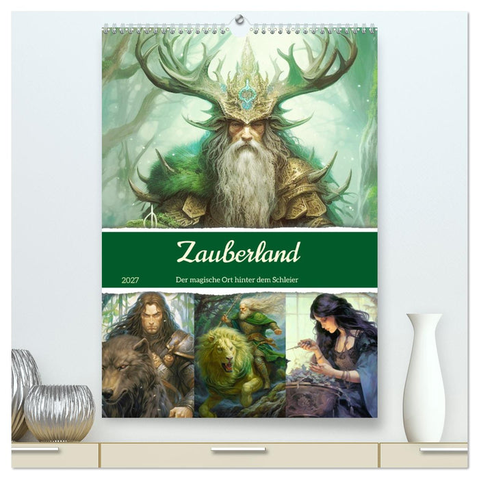 Zauberland. Der magische Ort hinter dem Schleier (CALVENDO Premium Wandkalender 2027)