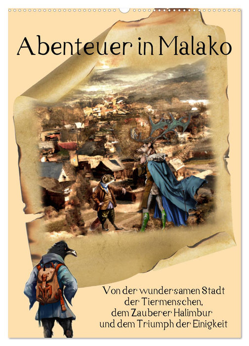 Abenteuer in Malako (CALVENDO Wandkalender 2027)