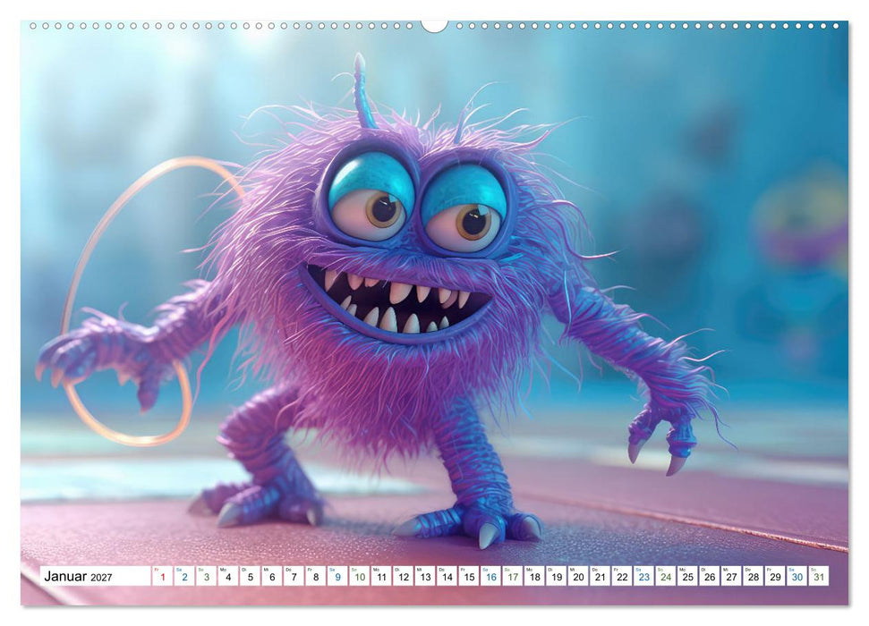 Monsterparade im Anmarsch (CALVENDO Wandkalender 2027)