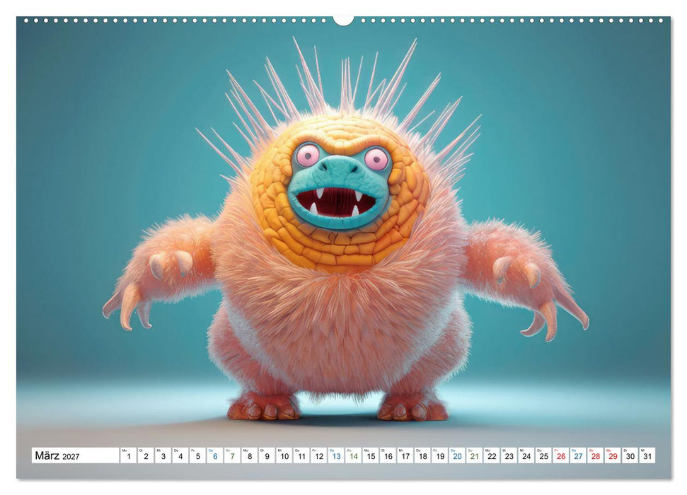 Monsterparade im Anmarsch (CALVENDO Wandkalender 2027)