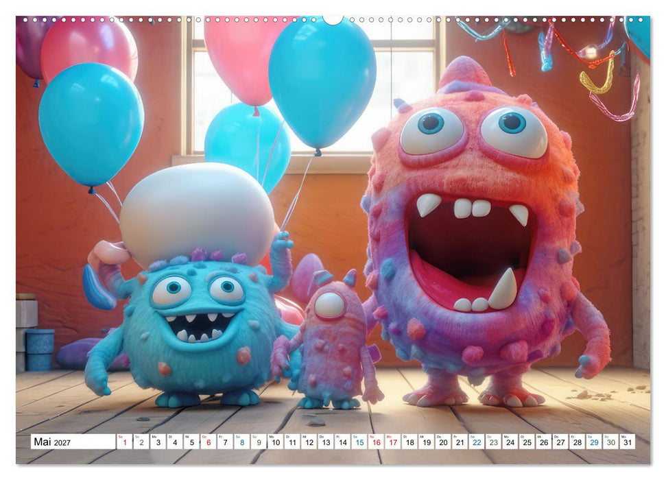 Monsterparade im Anmarsch (CALVENDO Wandkalender 2027)