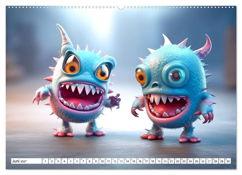 Monsterparade im Anmarsch (CALVENDO Wandkalender 2027)