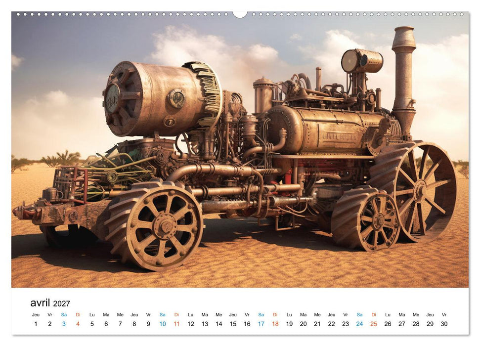 Mécaniques fantastiques (CALVENDO Calendrier mensuel 2027)