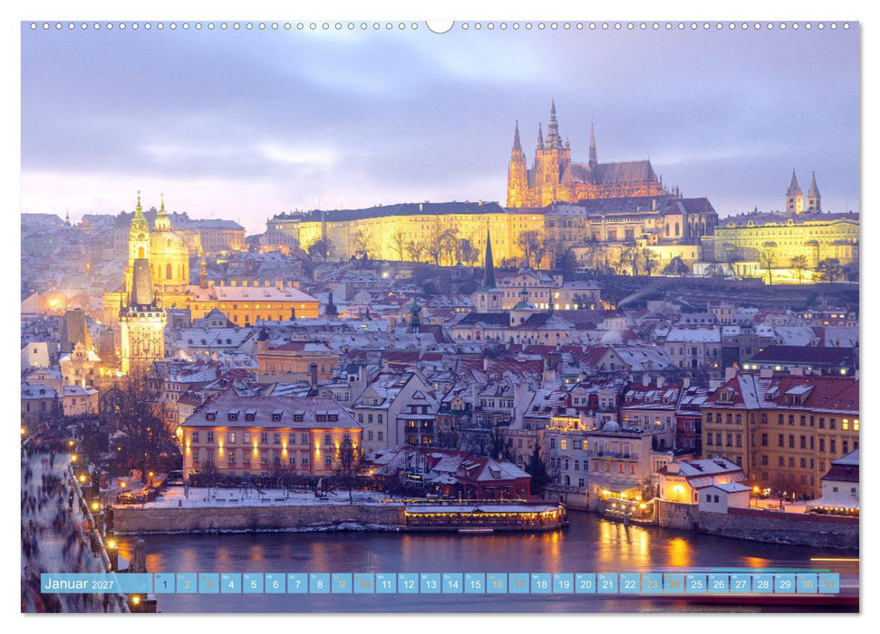 Der Hradschin von Prag (CALVENDO Premium Wandkalender 2027)
