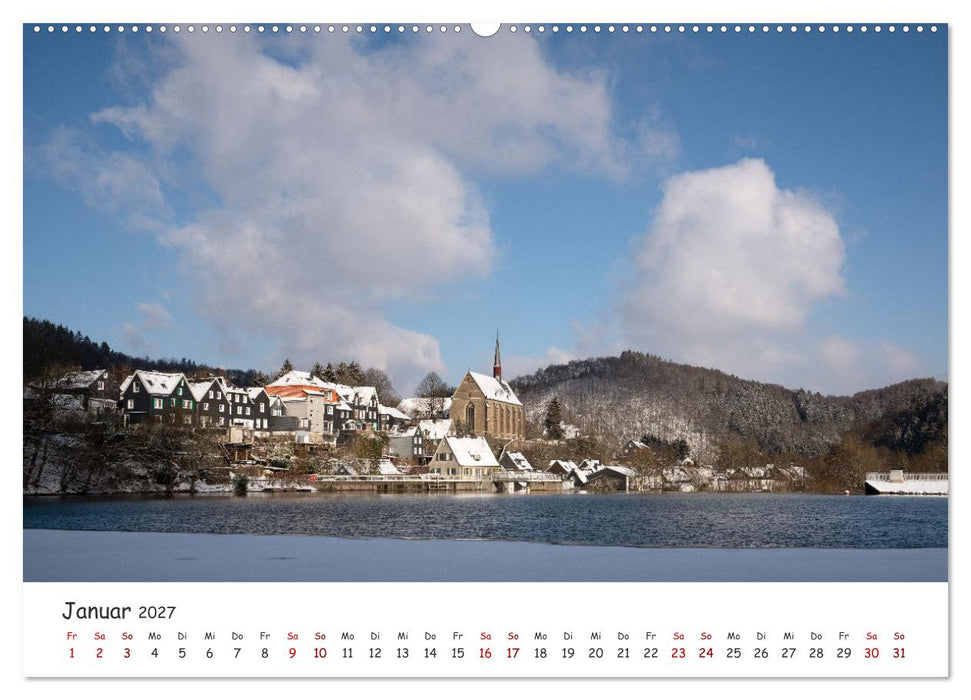 Heimat Entdecken - Bergisches Land, Leben mit dem Wasser (CALVENDO Wandkalender 2027)