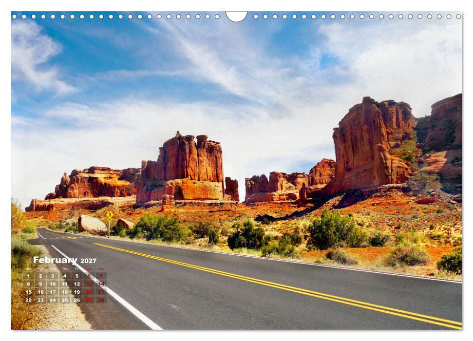 Arches Road Trip (CALVENDO Monthly Calendar 2027)
