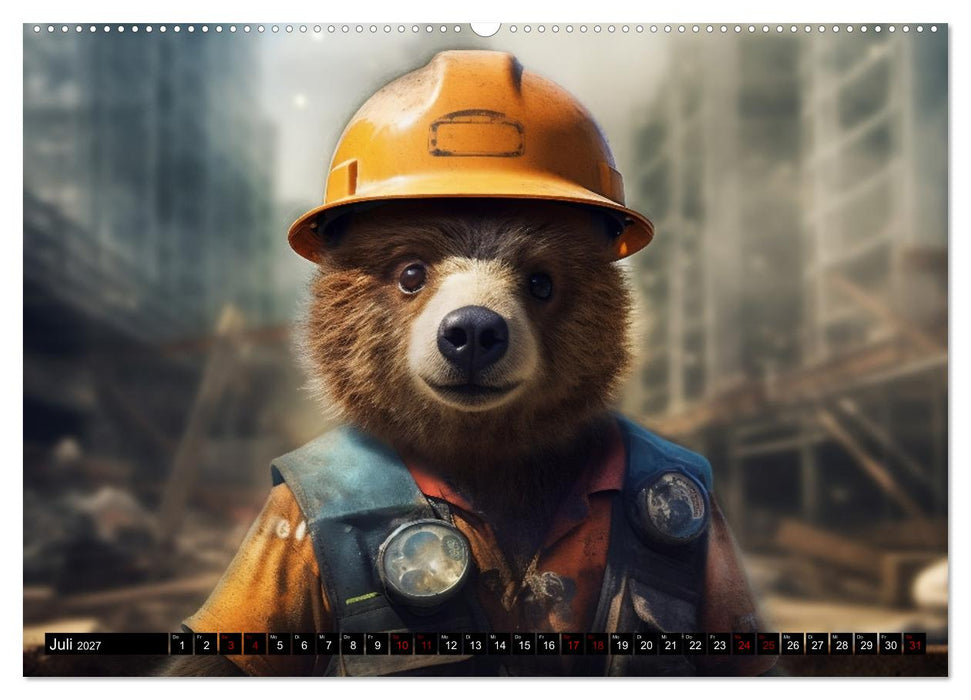 Tiere im Alltag (CALVENDO Premium Wandkalender 2027)