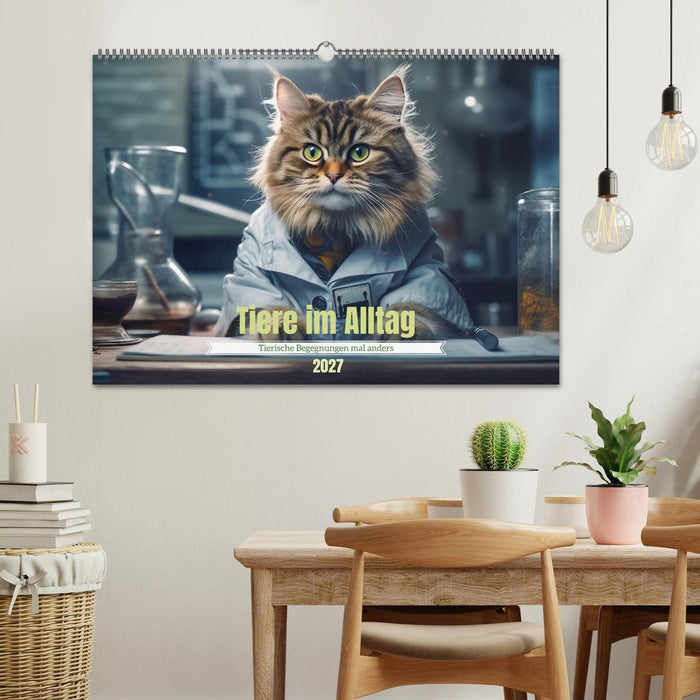 Tiere im Alltag (CALVENDO Wandkalender 2027)