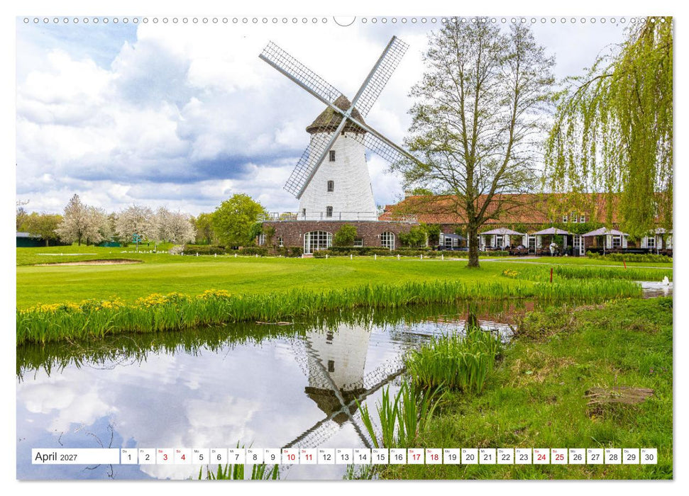 Besondere Windmühlen am Niederrhein (CALVENDO Premium Wandkalender 2027)