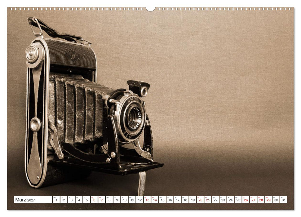 Fotokameras - alt und schön (CALVENDO Premium Wandkalender 2027)