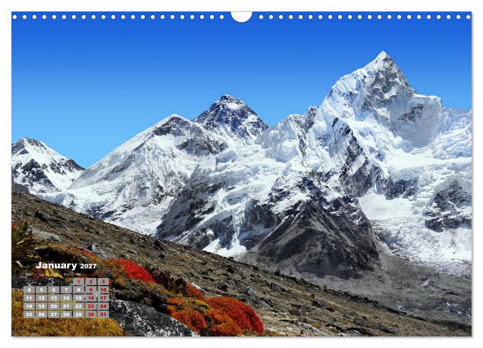 Natural Wonders, Fascinating Places in The World (CALVENDO Monthly Calendar 2027)