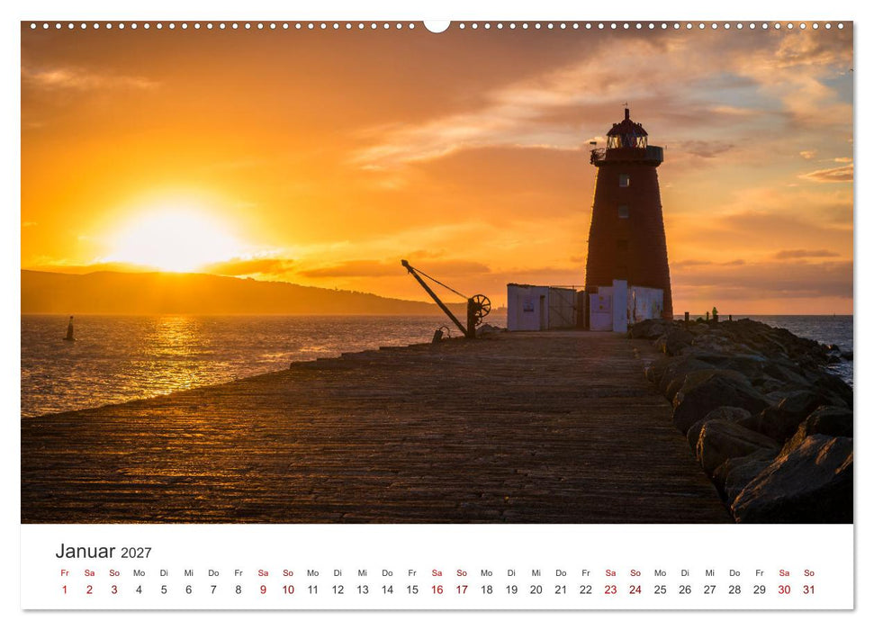 Leuchttürme Irlands (CALVENDO Premium Wandkalender 2027)
