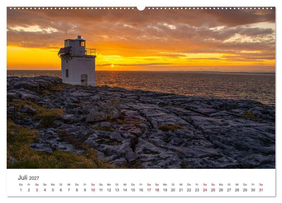 Leuchttürme Irlands (CALVENDO Premium Wandkalender 2027)