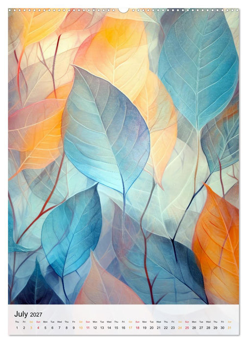 Artistic Leaves (CALVENDO Premium-Calendar 2027)