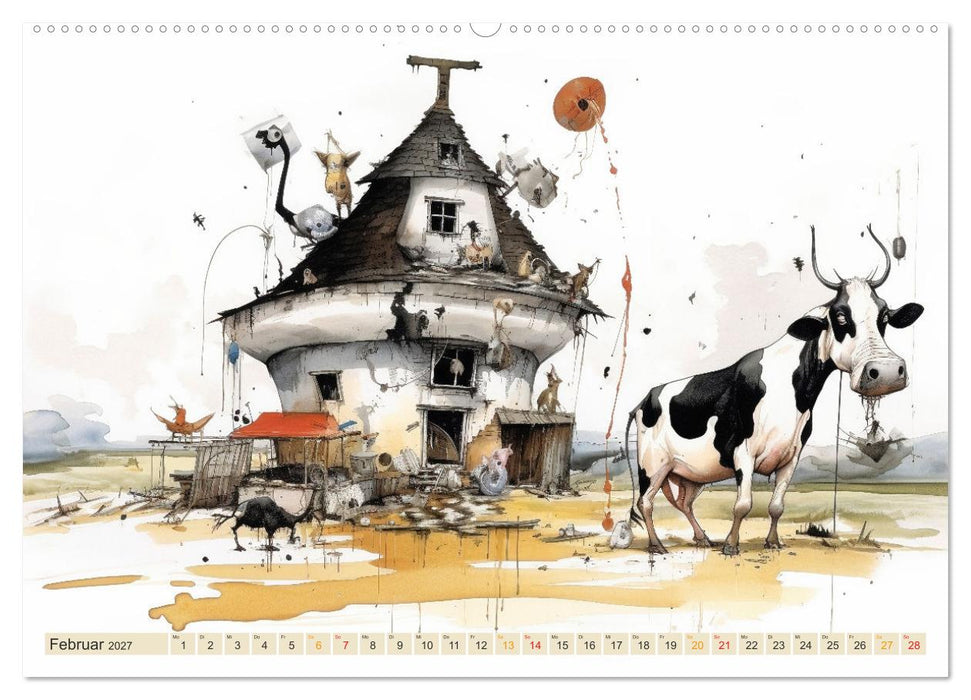 Da ist was los auf dem Bauernhof (CALVENDO Wandkalender 2027)